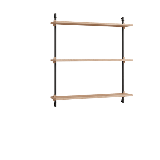 MOEBE Moebe wall shelving ws.85.1 Ek-svart