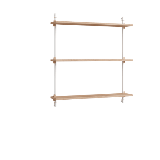 MOEBE Moebe wall shelving ws.85.1 Ek-vit