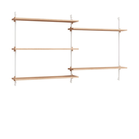 MOEBE Moebe wall shelving ws.85.2.B Ek-vit