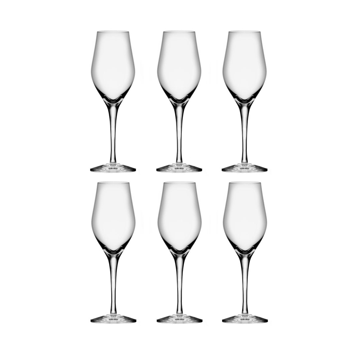 Orrefors Sense champagneglas 25,5 cl 6-pack Klar