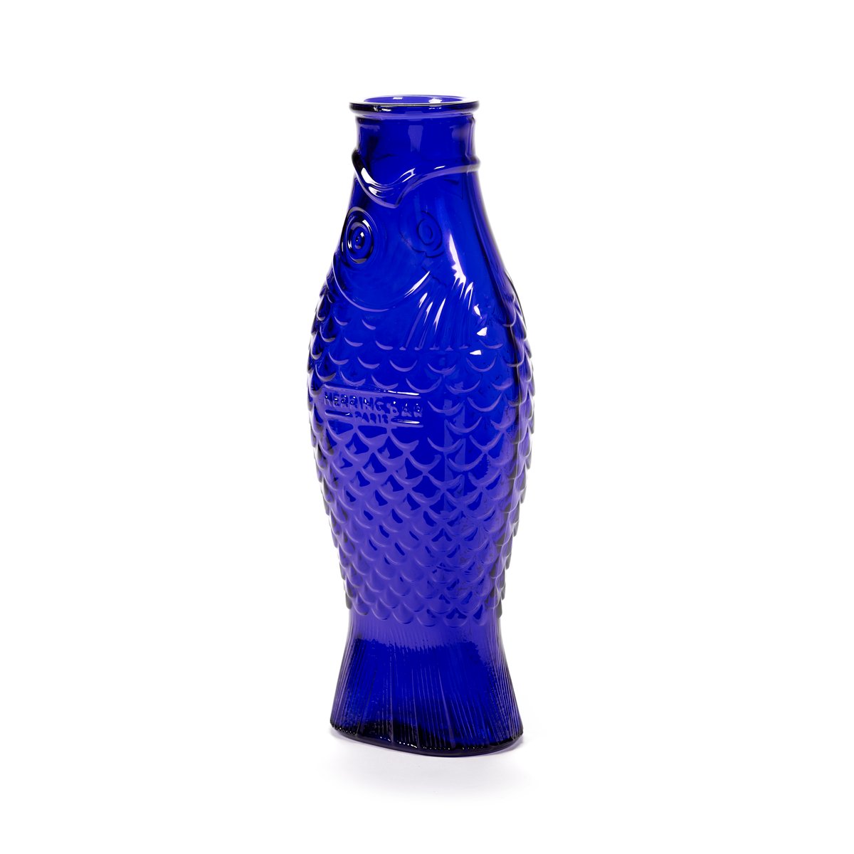 Serax Fish & Fish glasflaska 85 cl Cobalt blue