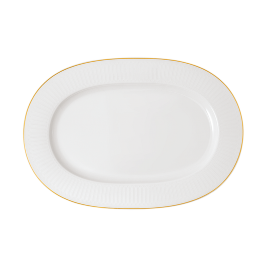 Villeroy & Boch Château Septfontaines serveringsfat 28,5x41,5 cm Vit-guld