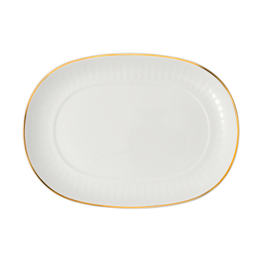 Villeroy & Boch Château Septfontaines fat till såssnipa 14x20 cm Vit-guld