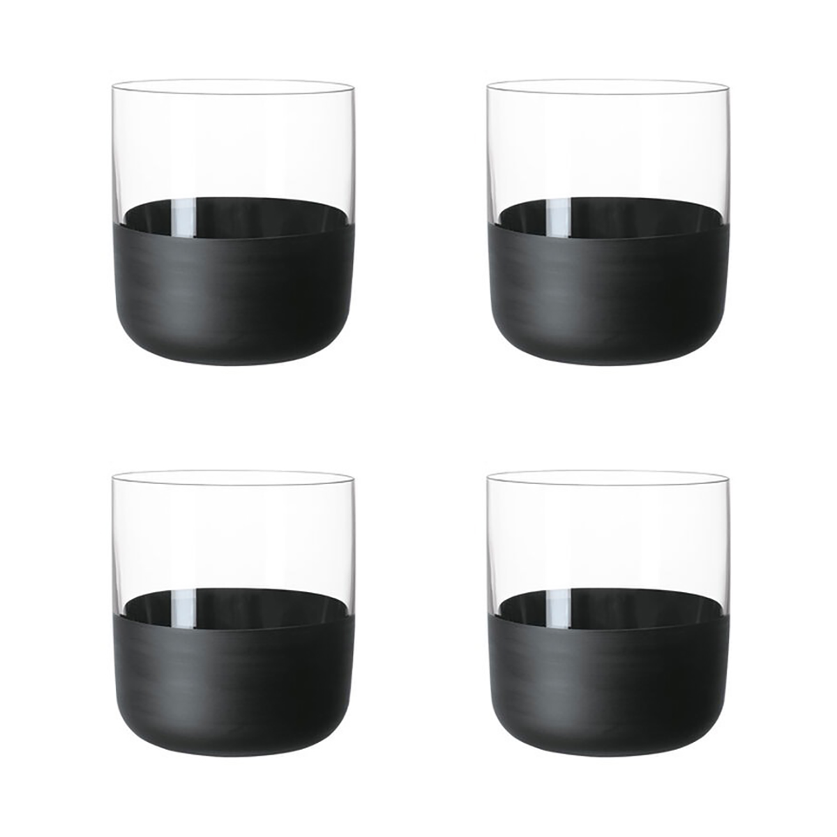 Villeroy & Boch Manufacture Rock shotglas 4 cl 4-pack Clear