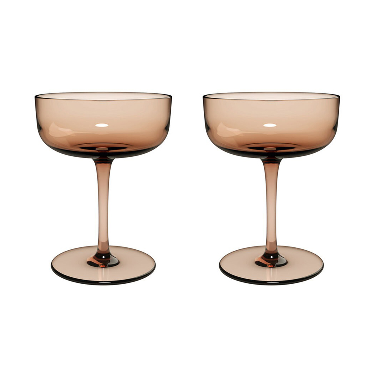 Villeroy & Boch Like champagneglas coupe 10 cl 2-pack Clay