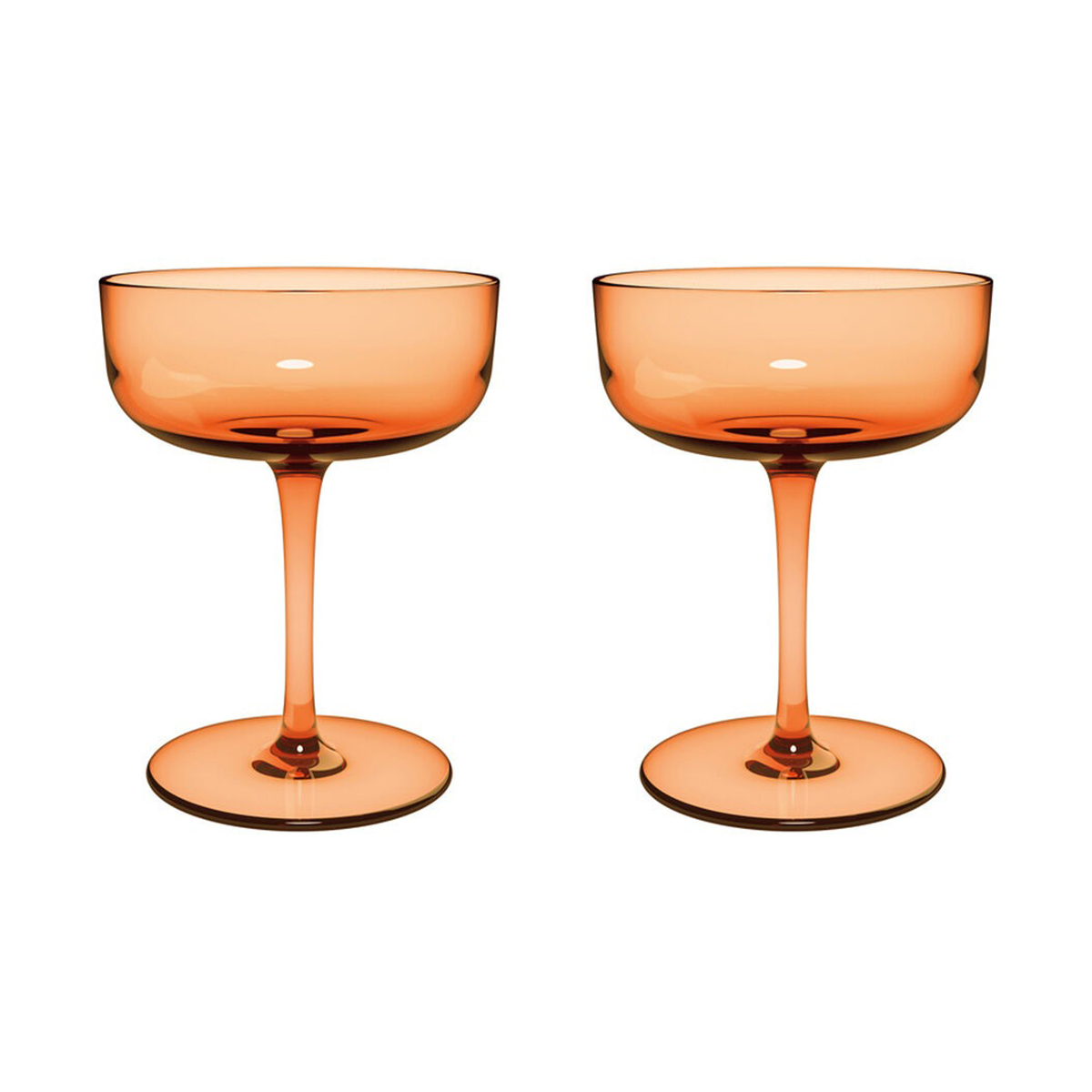 Villeroy & Boch Like champagneglas coupe 10 cl 2-pack Apricot