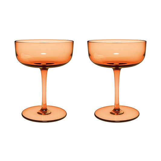 Villeroy & Boch Like champagneglas coupe 10 cl 2-pack Apricot