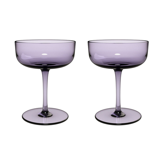 Villeroy & Boch Like champagneglas coupe 10 cl 2-pack Lavender