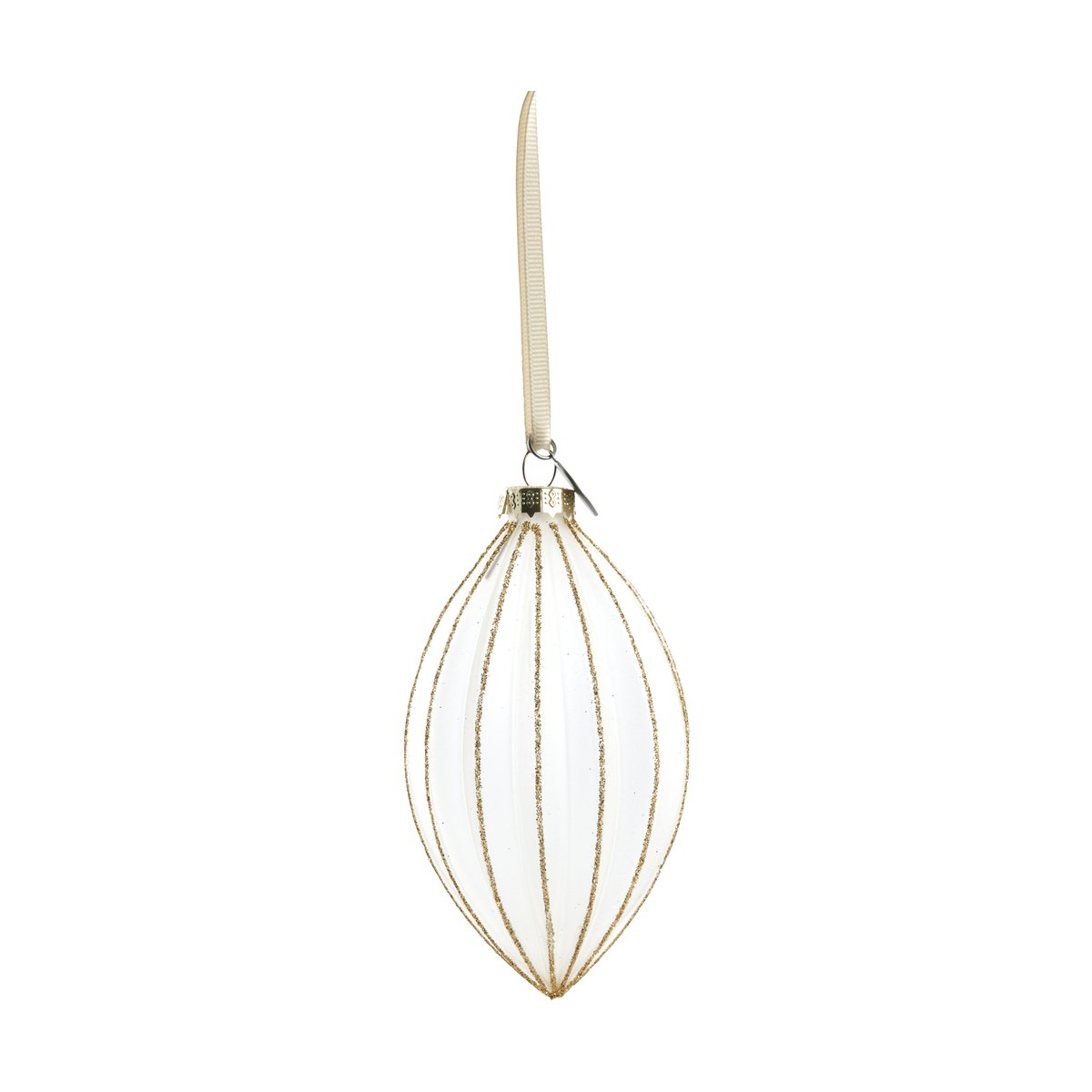 Lene Bjerre Navina julgranskula 12 cm White-Light gold