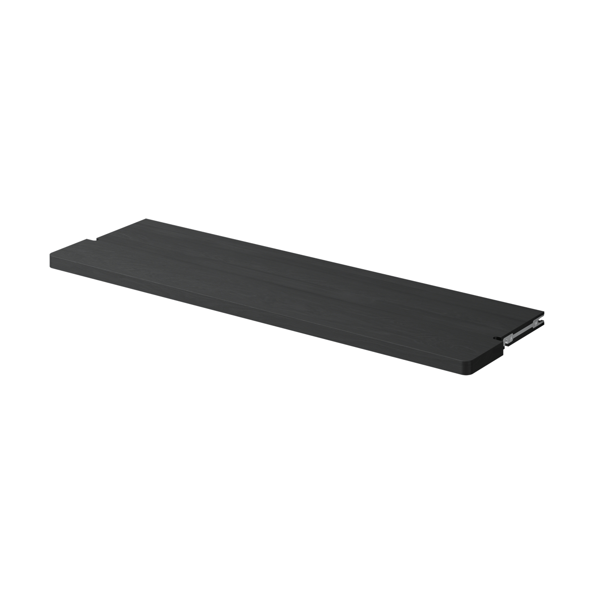 Massproductions Gridlock Shelf W800 hyllplan Black stained Ash