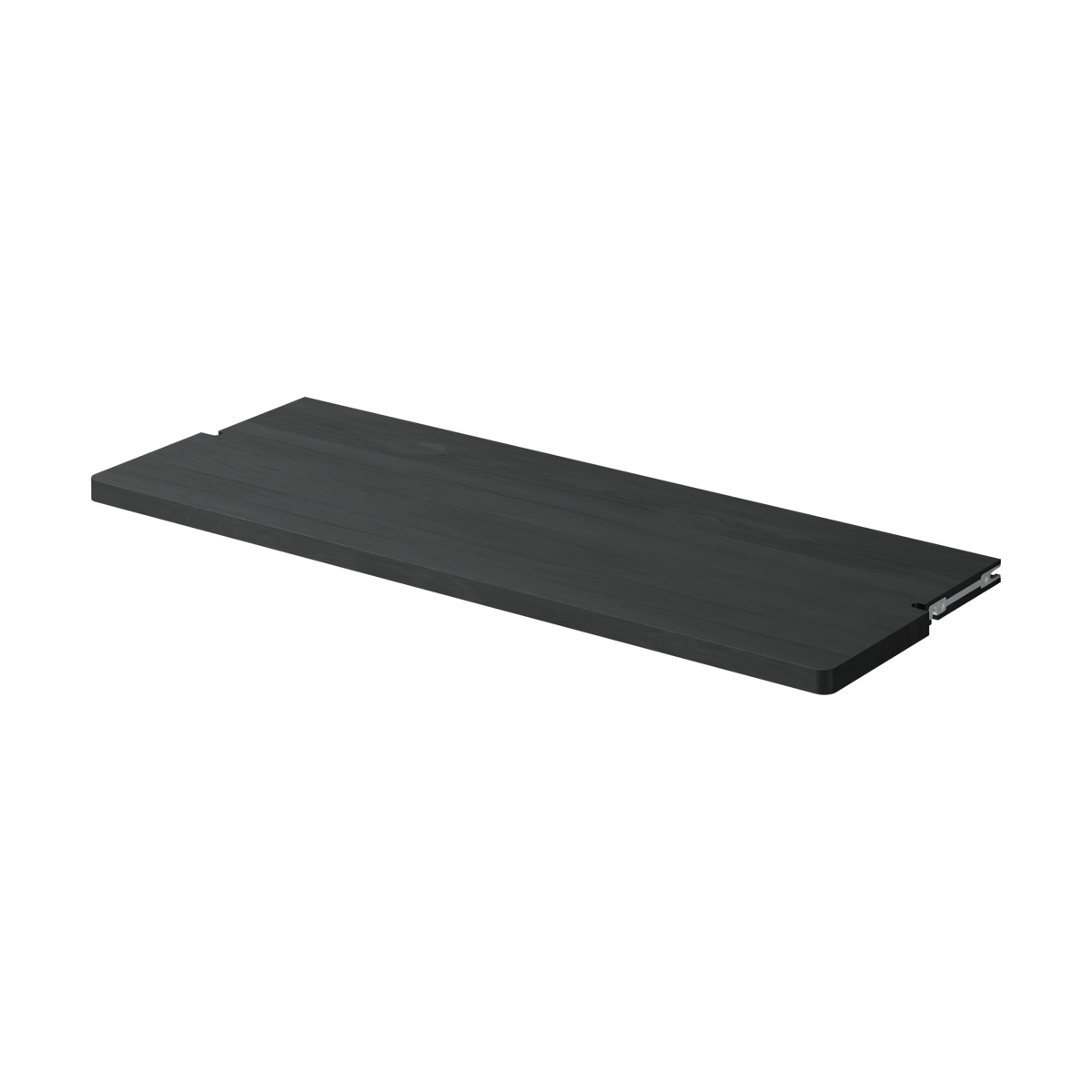 Massproductions Gridlock Deep Shelf W800 hyllplan Black stained Ash