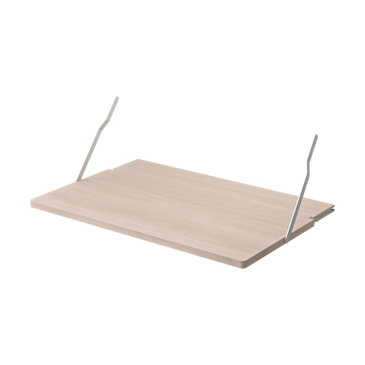 Massproductions Gridlock Desk skrivbordshyllplan Natural Ash