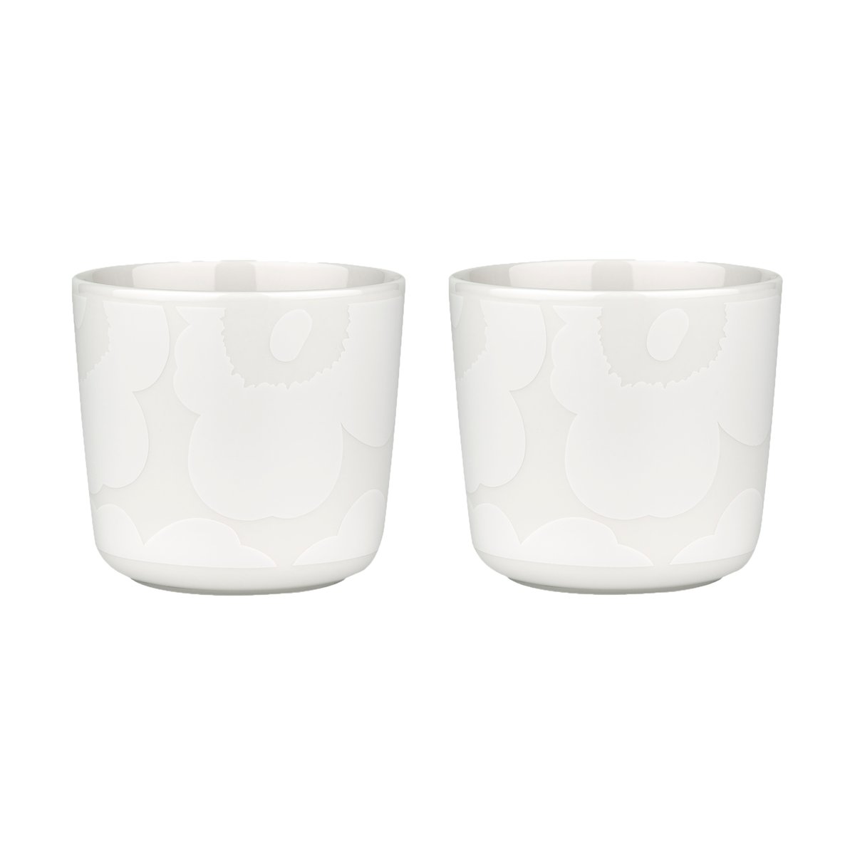 Marimekko Unikko kopp utan öra 20 cl 2-pack White-off white