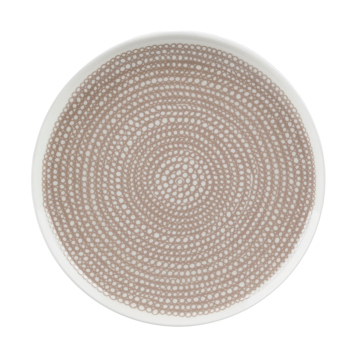 Marimekko Siirtolapuutarha tallrik Ø25 cm White-beige