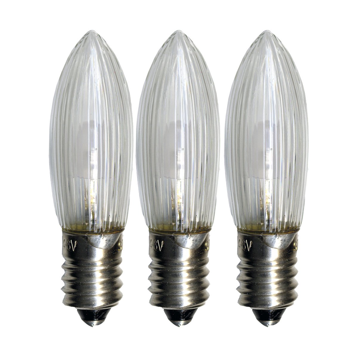 Star Trading Reservlampa E10 universal-LED utomhus 3-pack 0,2W 2100K ej dimbar