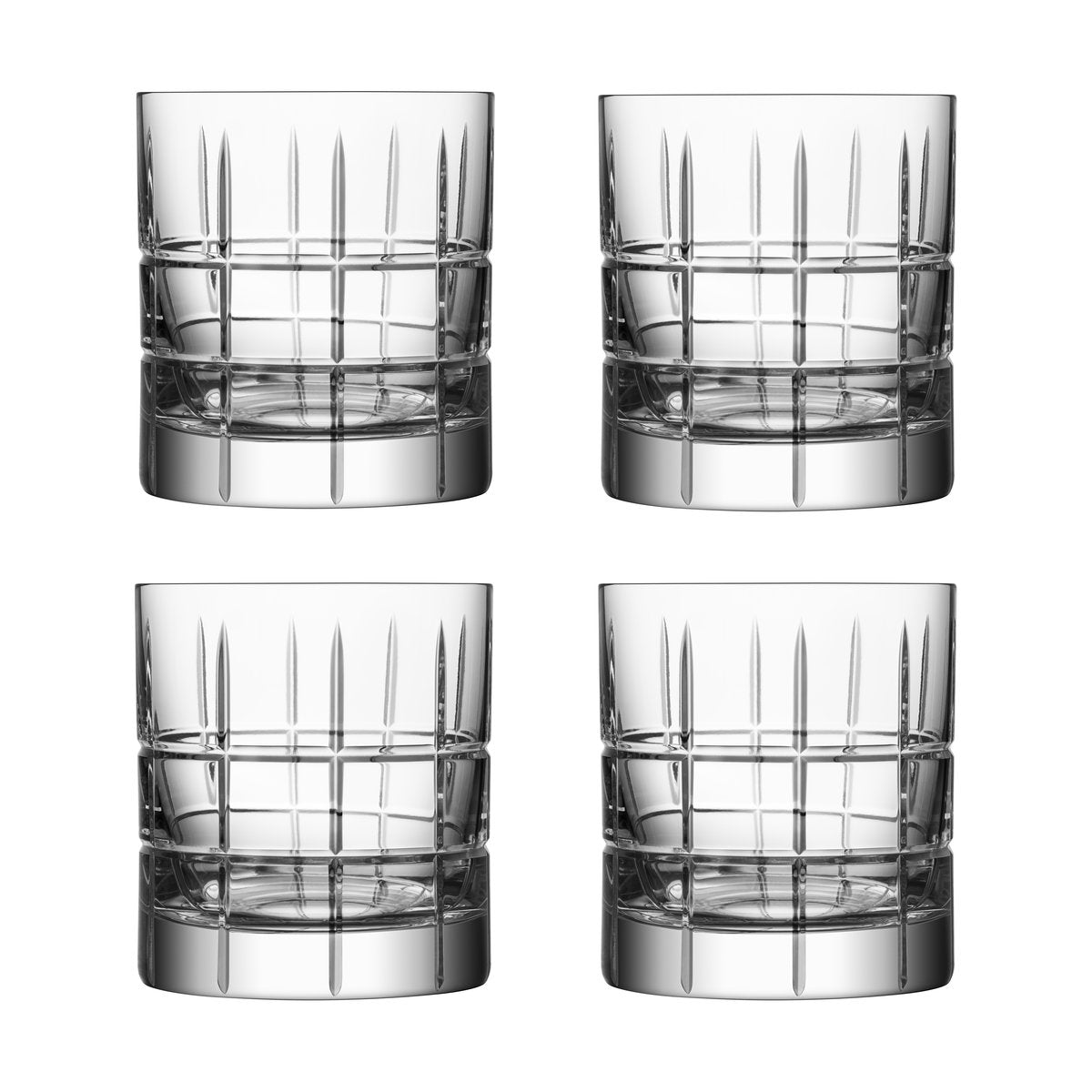 Orrefors Street Old Fashioned glas 27 cl 4-pack Klar