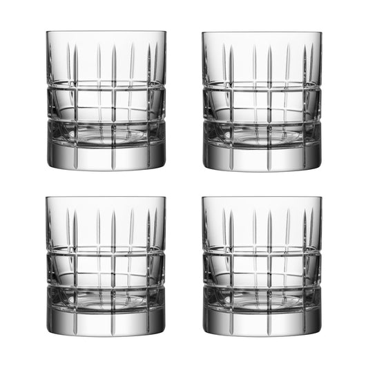 Orrefors Street Old Fashioned glas 27 cl 4-pack Klar