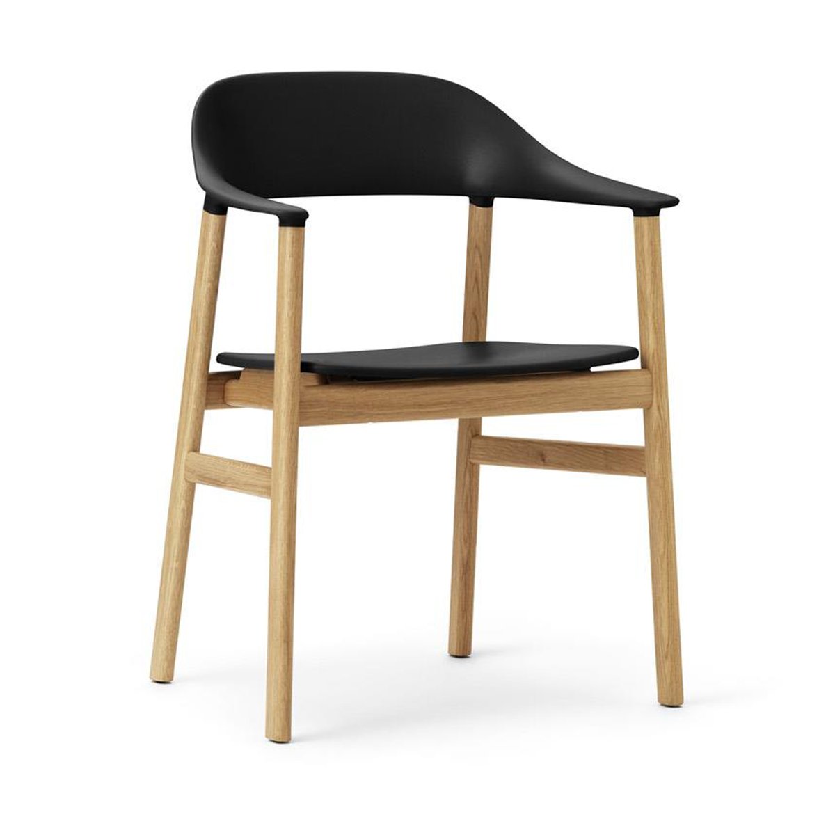 Normann Copenhagen Herit karmstol ek Black