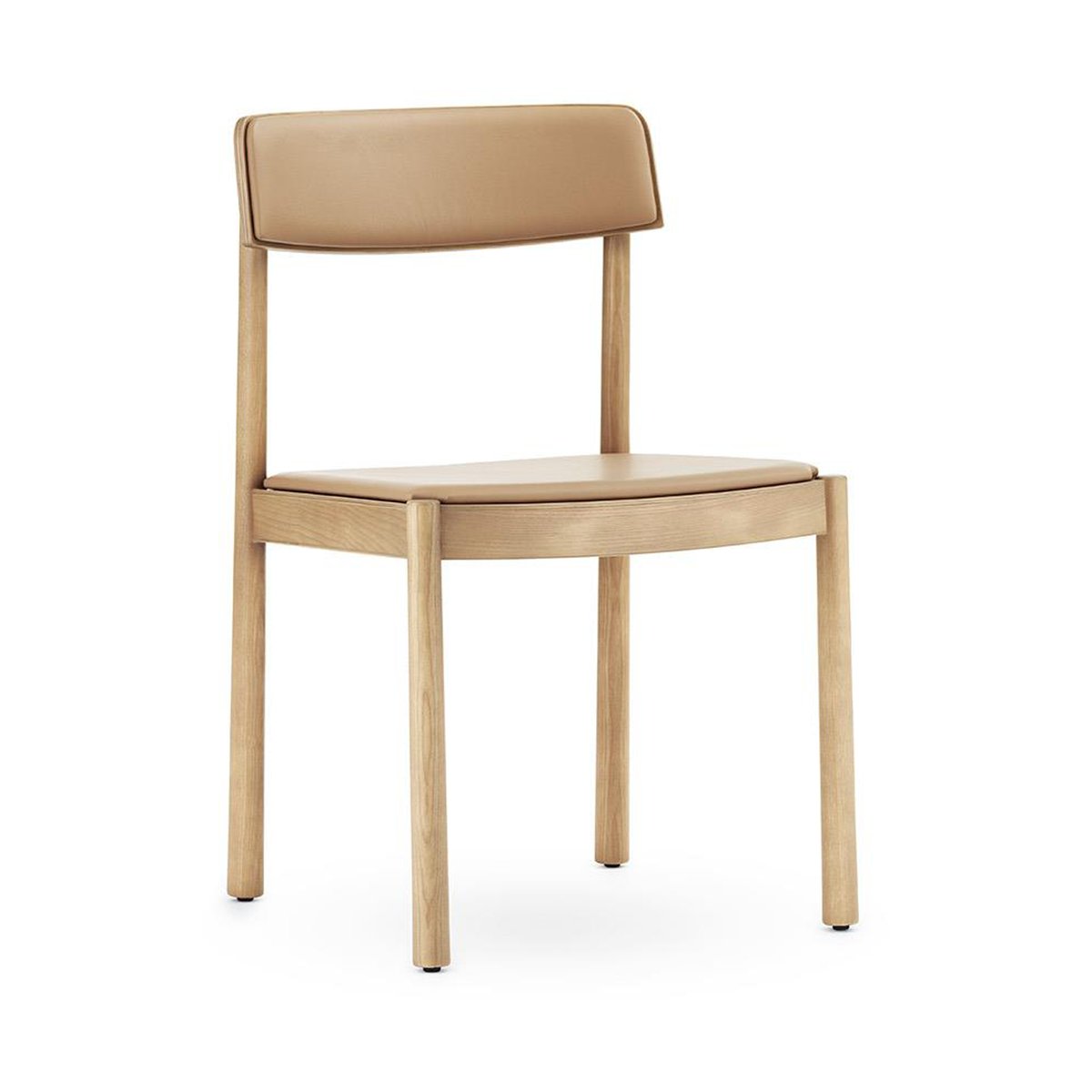 Normann Copenhagen Timb stol med dyna Tan/ Ultra Leather - Camel