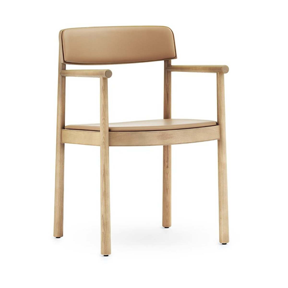 Normann Copenhagen Timb karmstol med dyna Tan/ Ultra Leather - Camel