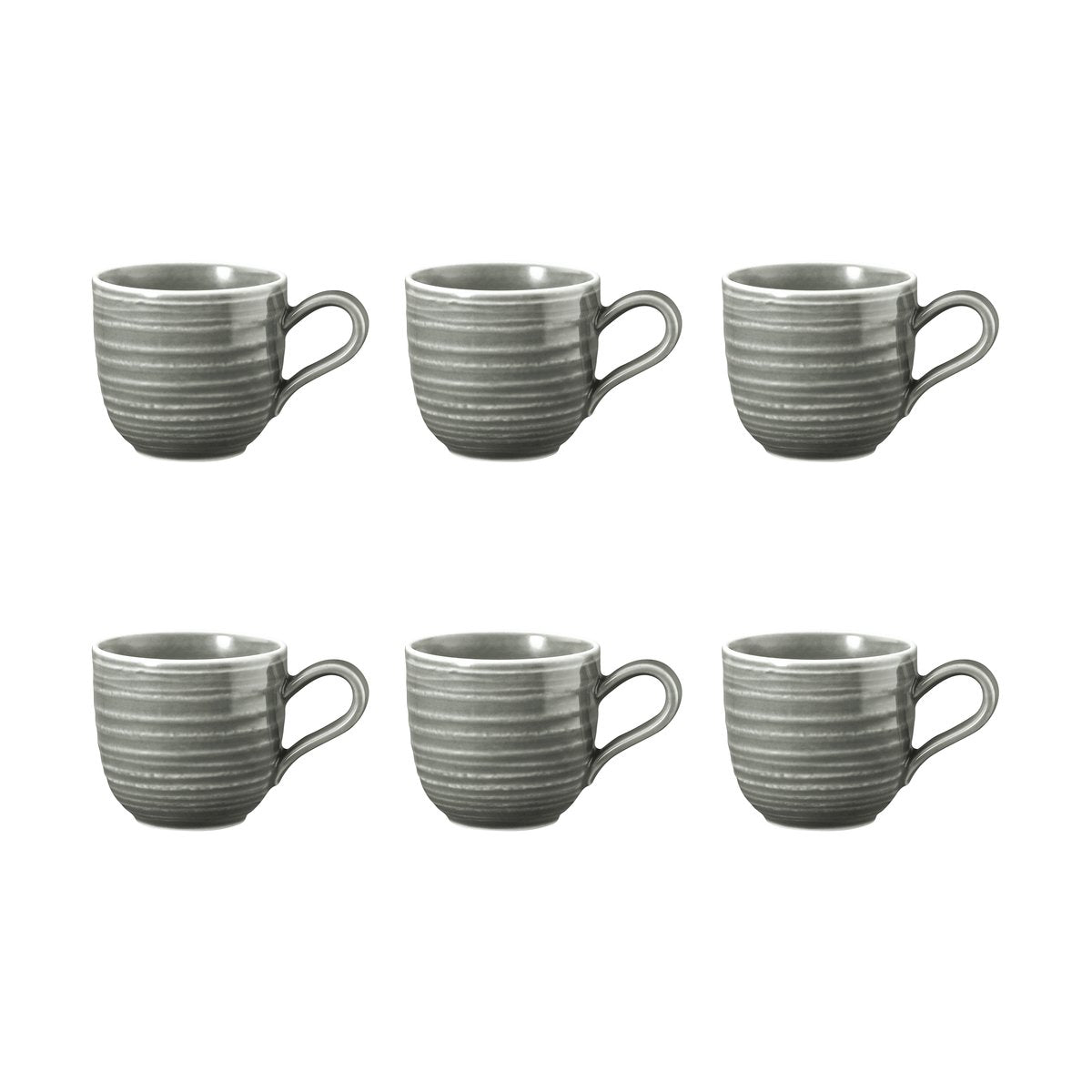 Seltmann Weiden Terra espressokopp 9 cl 6-pack Pearl Grey