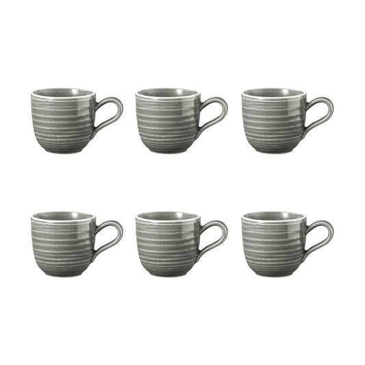 Seltmann Weiden Terra espressokopp 9 cl 6-pack Pearl Grey