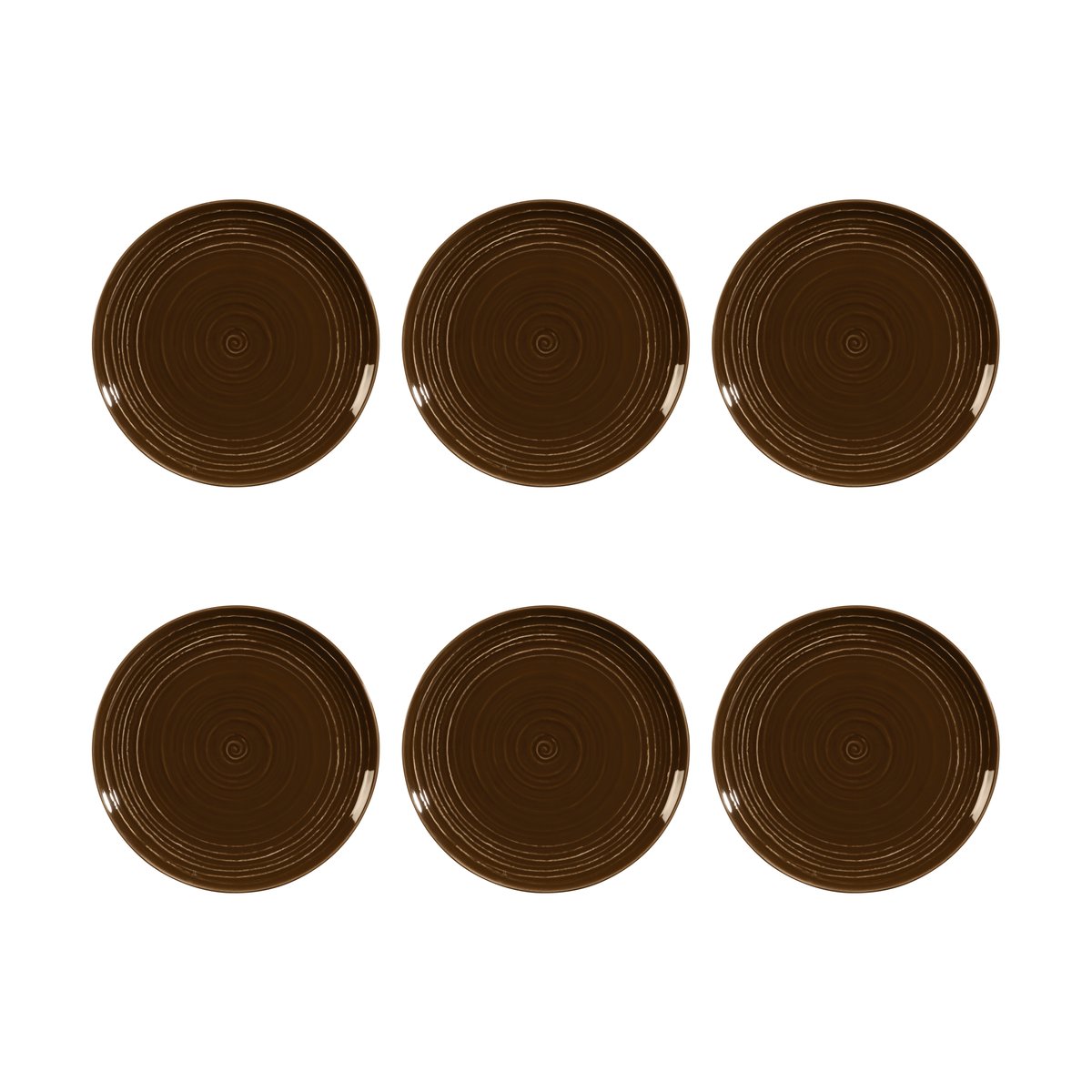 Seltmann Weiden Terra tallrik Ø22,7 cm 6-pack Earth Brown