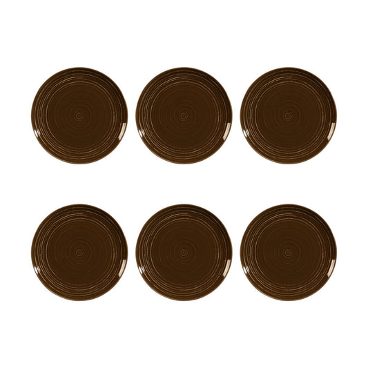 Seltmann Weiden Terra tallrik Ø22,7 cm 6-pack Earth Brown