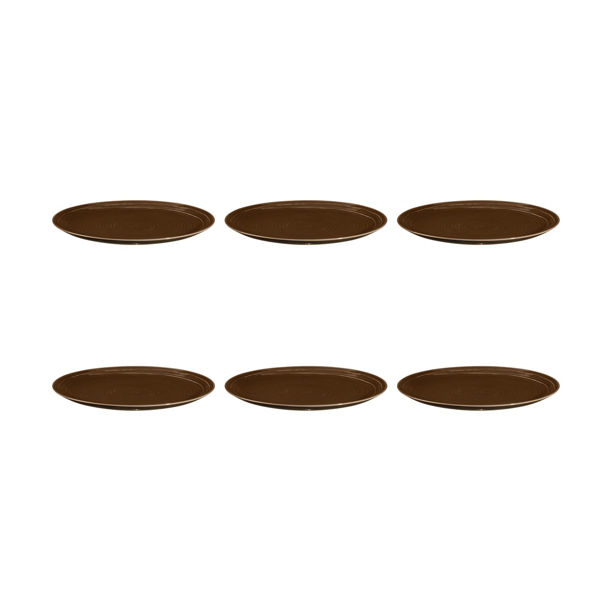 Seltmann Weiden Terra tallrik Ø27,8 cm 6-pack Earth Brown