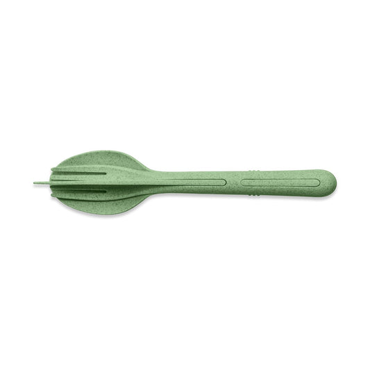 Koziol Klikk bestickset 3 delar Nature leaf green