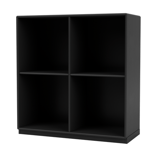 Montana SHOW hylla 69,6x69,6 cm, sockel 3 cm 05-Black