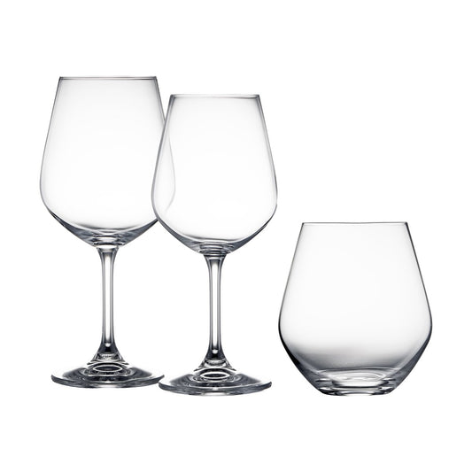 Lyngby Glas Lyngby Glas glasset 18 delar Kristall