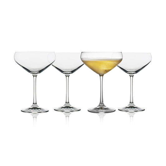 Lyngby Glas Juvel champagneglas coupe 34 cl 4-pack Kristall