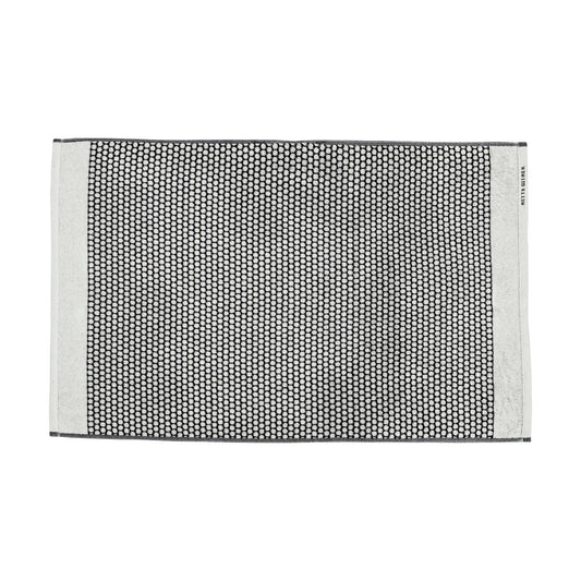 Mette Ditmer Grid badrumsmatta 50x80 cm Svart-off white