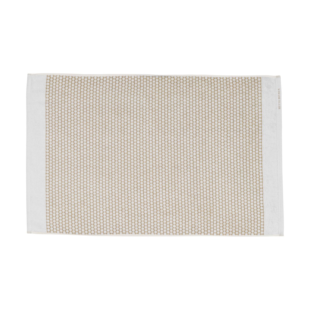 Mette Ditmer Grid badrumsmatta 50x80 cm Sand-off white