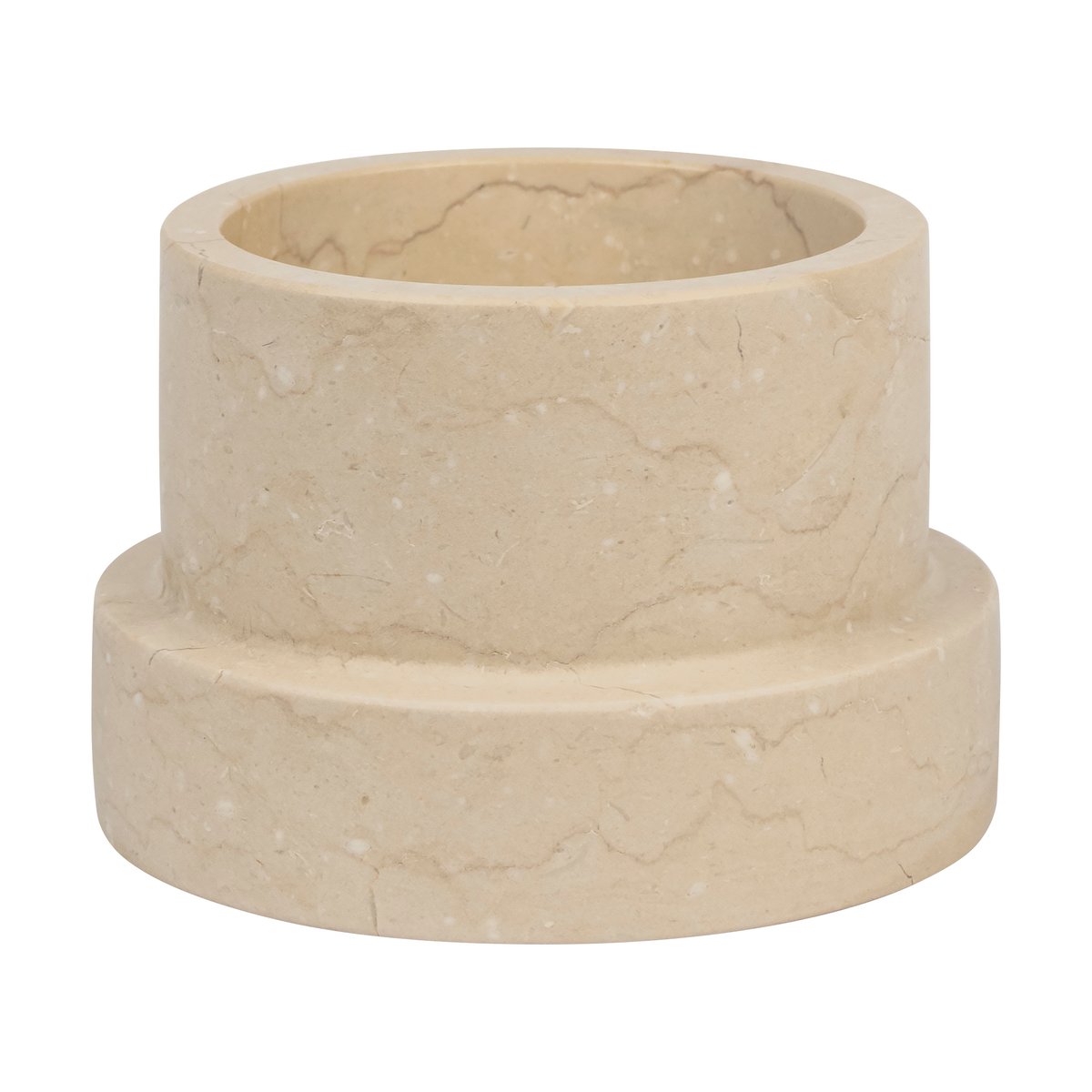 Mette Ditmer Marble ljusstake för blockljus 6,5 cm Sand