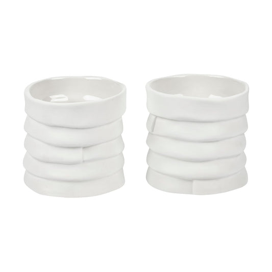 Mette Ditmer Ribbon ljuslykta Ø7 cm 2-pack Off-white