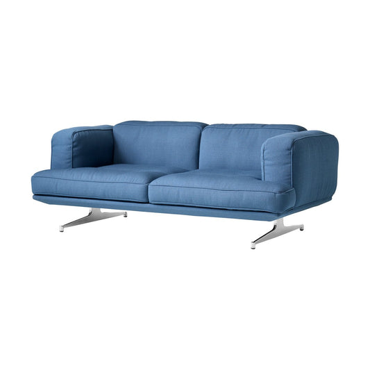 &Tradition Inland AV22 Sofa 2-Sitzer Vidar 733-polished Aluminium