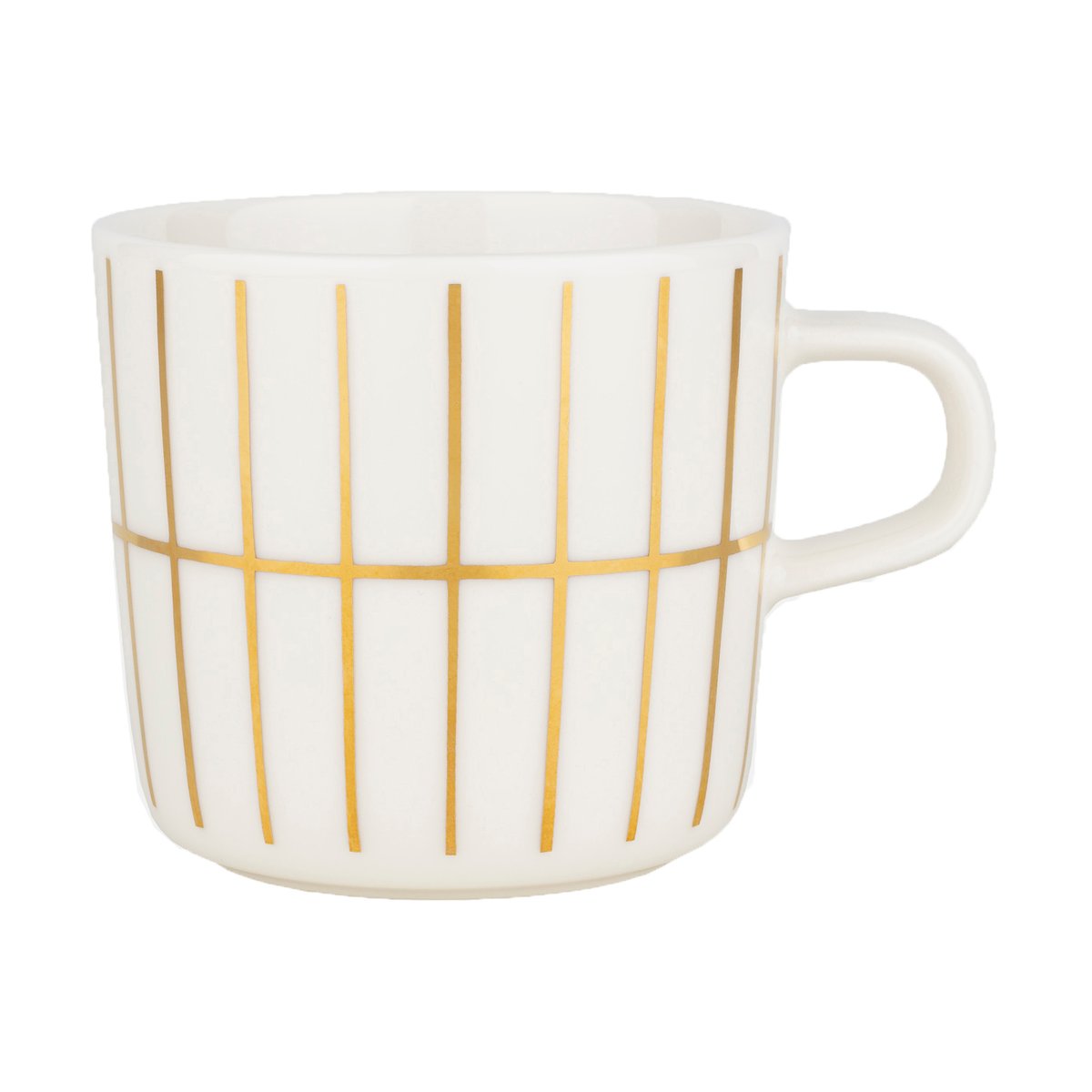 Marimekko Tiiliskivi kaffekopp 20 cl White-gold