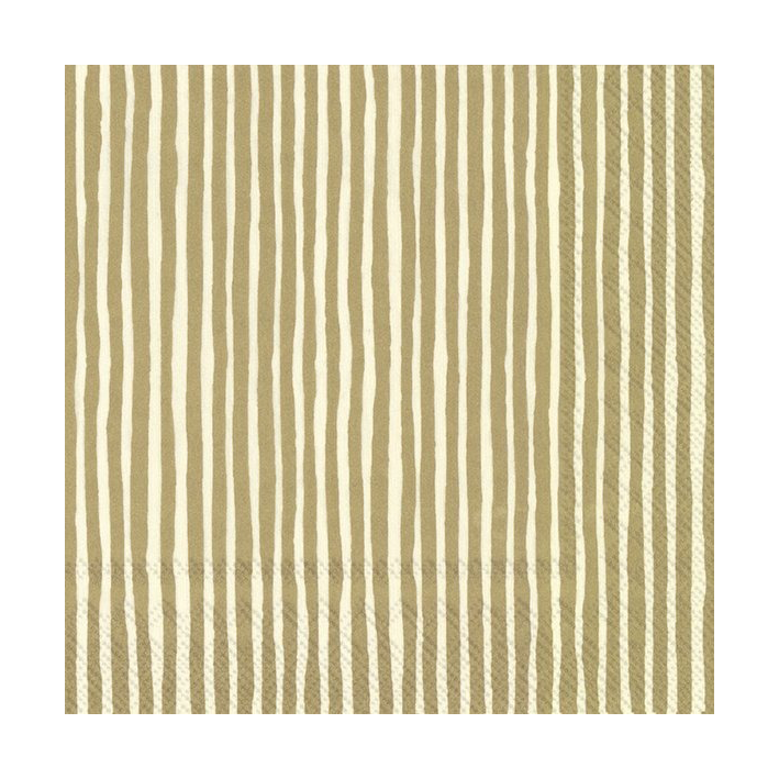 Marimekko Varvunraita servett 33x33 cm 20-pack Gold