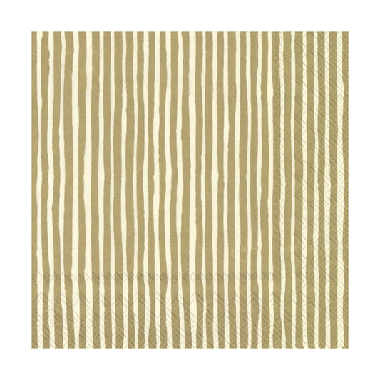 Marimekko Varvunraita servett 33x33 cm 20-pack Gold