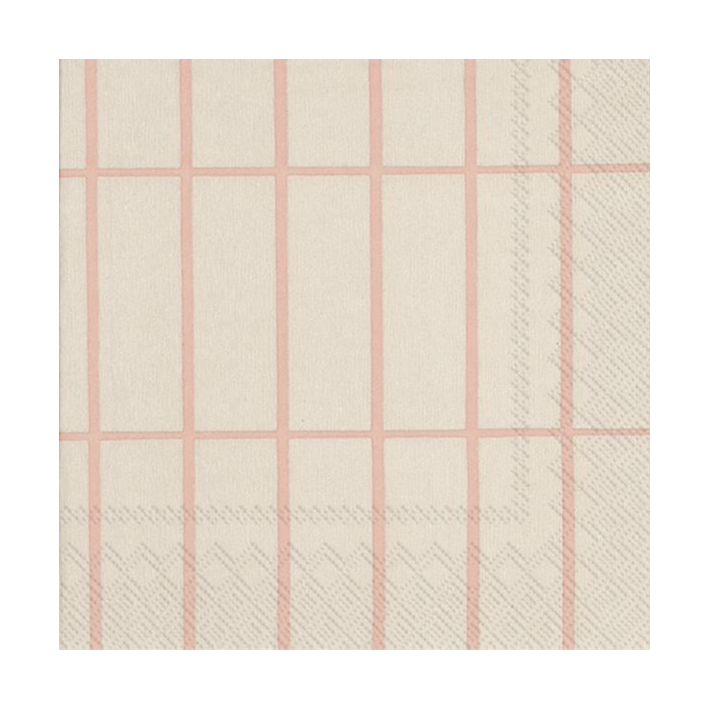 Marimekko Tiiliskivi servett 33x33 cm 20-pack Linen-rose