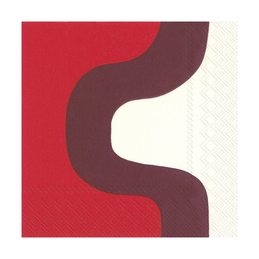 Marimekko Seireeni servett 33x33 cm 20-pack Dark red