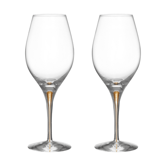 Orrefors Intermezzo Balance vinglas 44 cl 2-pack Guld