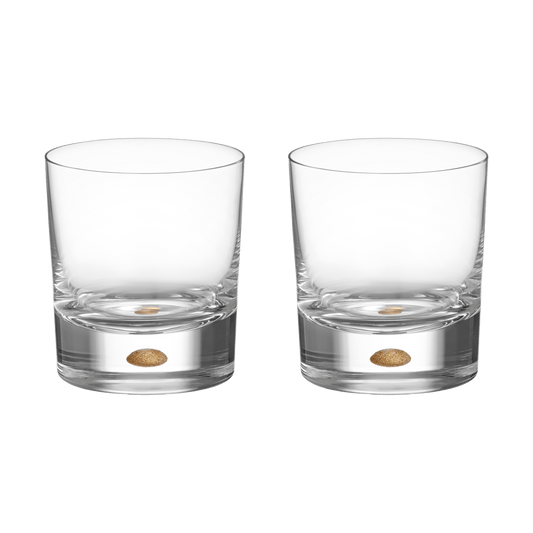 Orrefors Intermezzo old fashioned 25 cl 2-pack Guld