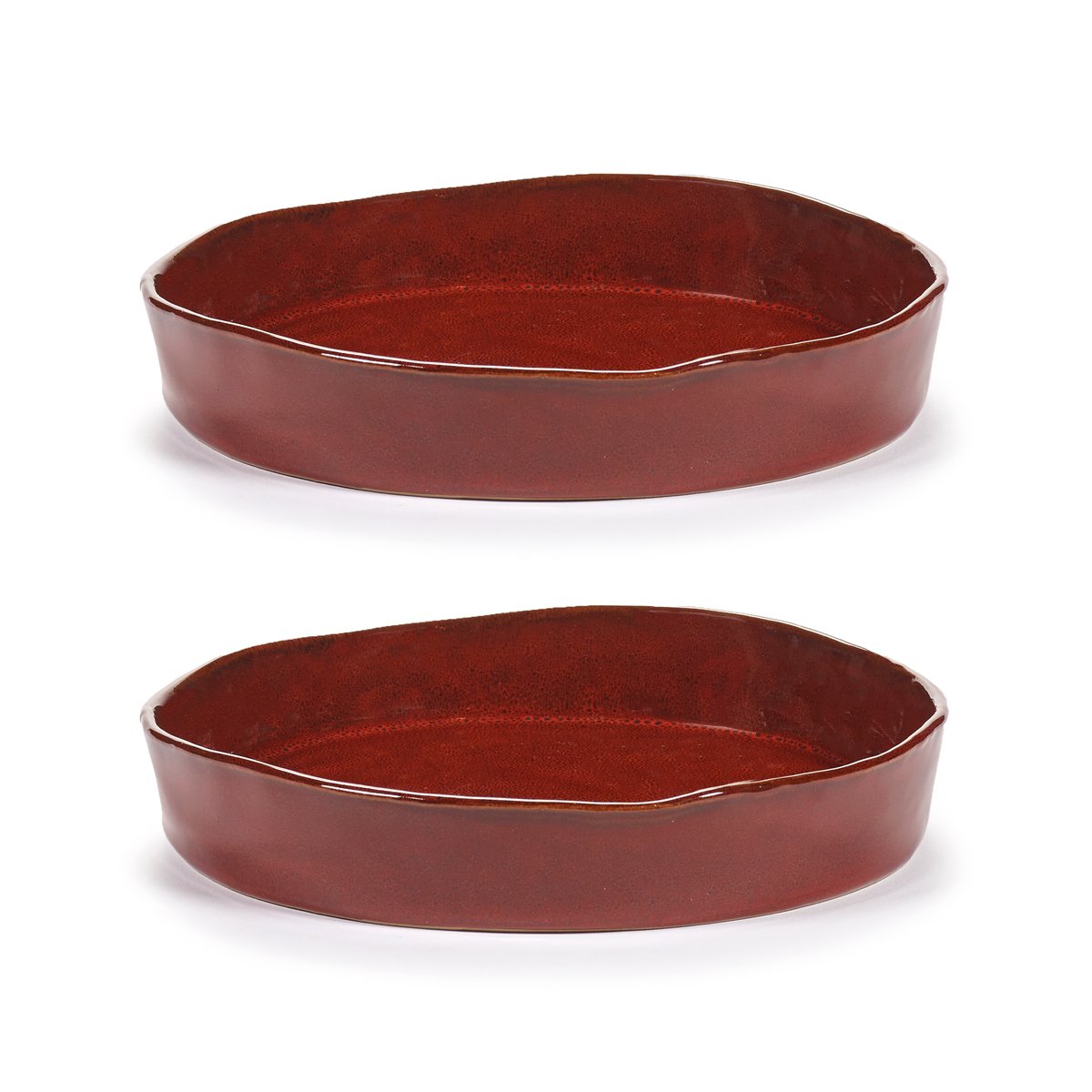 Serax La Mère djup tallrik S Ø20 cm 2-pack Venetian red