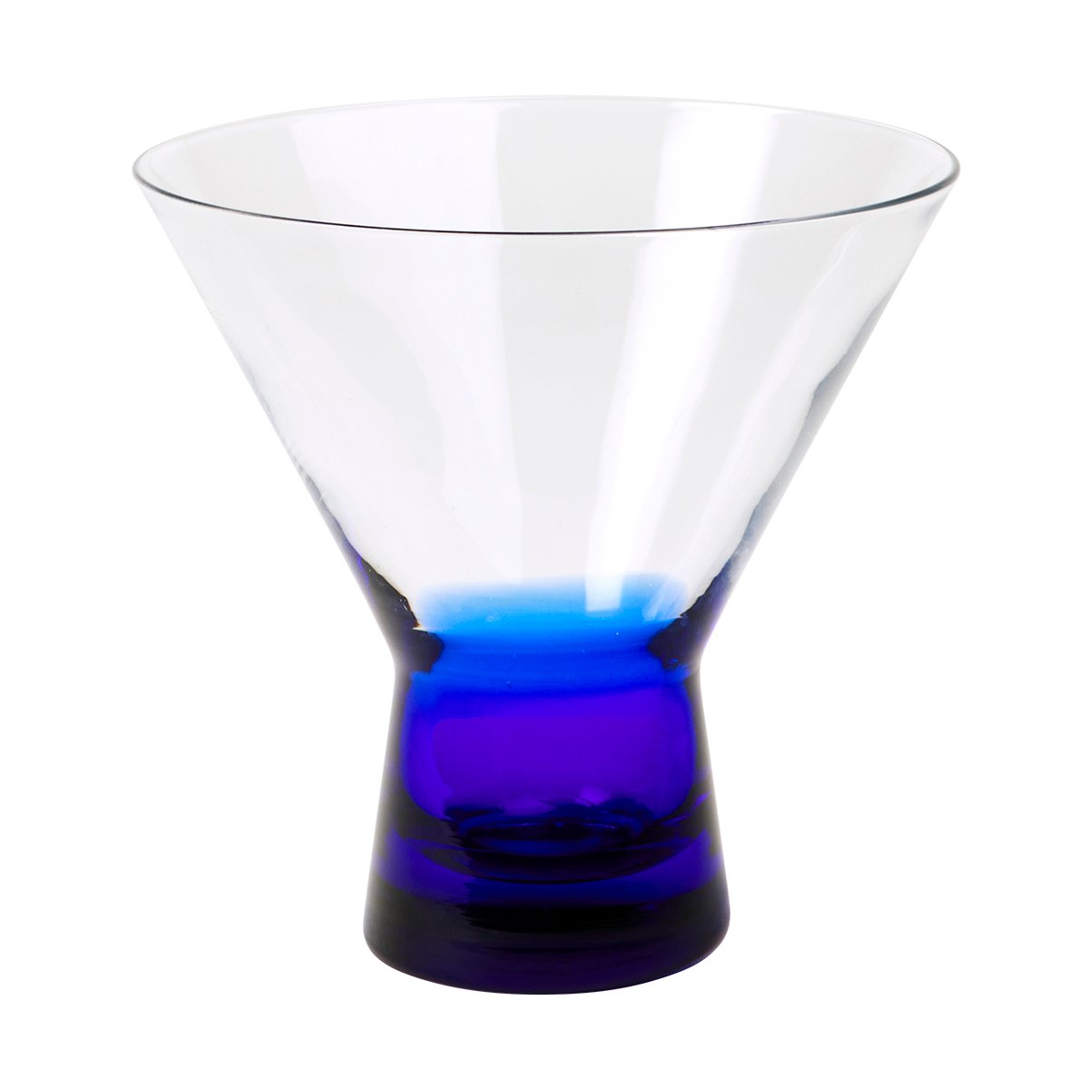 Broste Copenhagen Konus cocktailglas 10 cl Intense blue