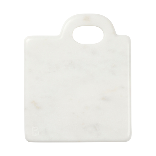 Broste Copenhagen Olina skärbräda 14x17 cm White marble