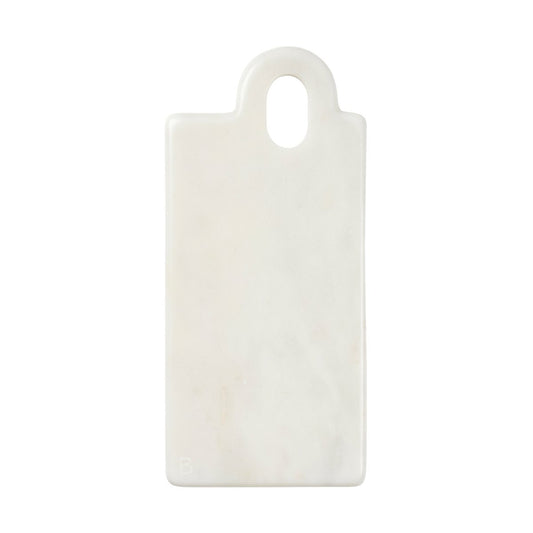 Broste Copenhagen Olina skärbräda 14x31 cm White marble