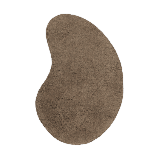 ferm LIVING Forma ullmatta 103x155 cm Ash Brown